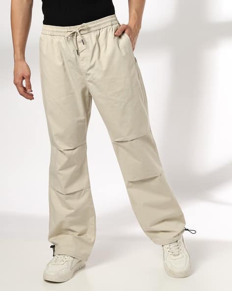 Buy DNMX Men Loose Fit Parachute Pants Online | Ajio.com