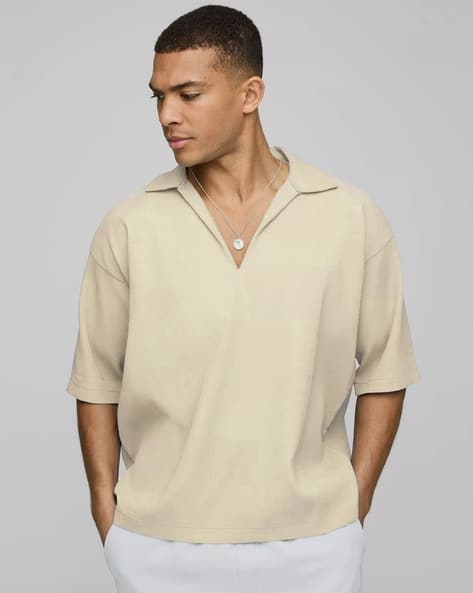 NEONOMAD Men Regular Fit Polo T-Shirt with Short Sleeves