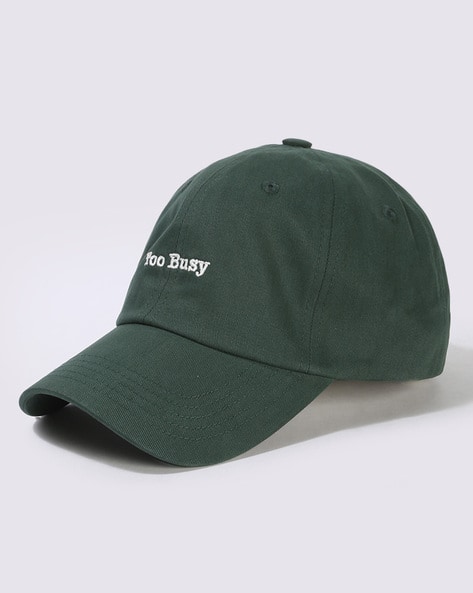 YOUSTA Men Embroidered Cotton Baseball Cap
