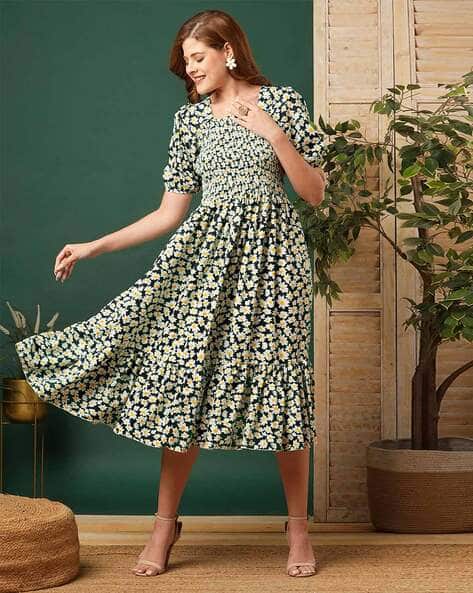 Royal Taylor Women Floral A-line Dress