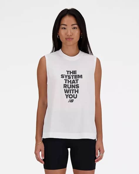 NEW BALANCE Shifted Heathertech Relaxed Fit Tank Top