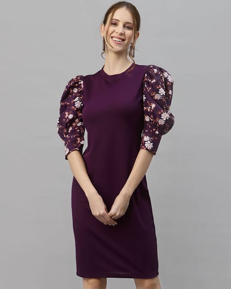 Buy Purple Dresses for Women by Royal Taylor Online | Ajio.com