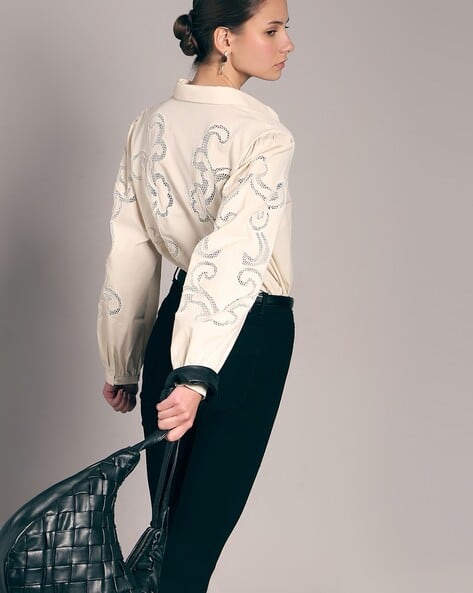Vero Moda Women Patterned Regular Fit Shirt