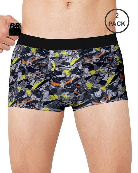 Royal Taylor Men Pack of 2 Animal Print Trunks