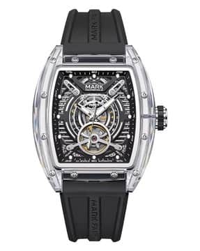 Buy Mark Fairwhale Men Automatic 46 mm Watch FW-6860-R1 | Black