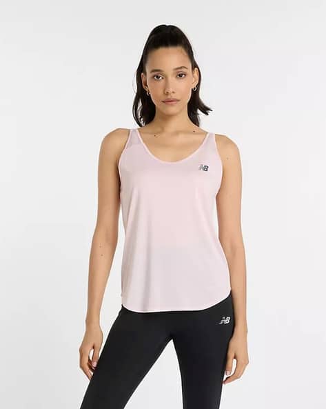 NEW BALANCE Relaxed Fit Sport Heather Tank Top