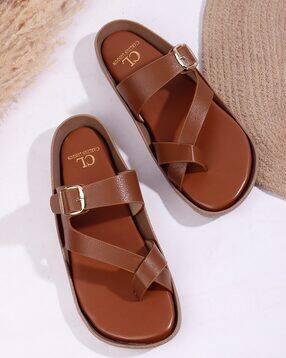 Women Open-Toe Slip-On Flat Sandals