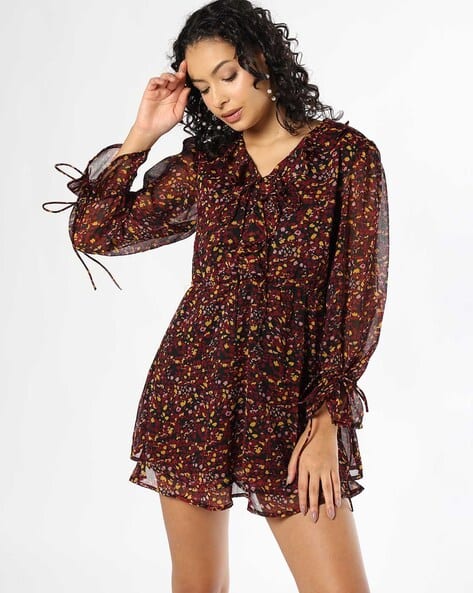 Fyre Rose Women Floral Print A-Line Dress