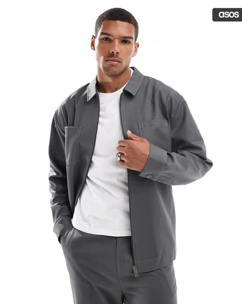 ASOS DESIGN Men Slim Trucker Jacket deal from ajio ASOS DESIGN Men Slim Trucker Jacket deal from ajio
