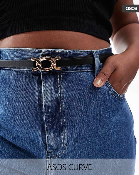Curve Chain Link Waist Hip Jeans Belt
