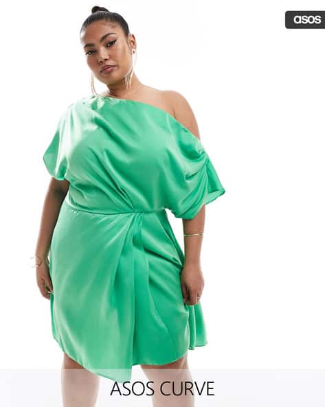 sage green dress macys Macy Lace Up Slim Glitter Satin Formal Dress
