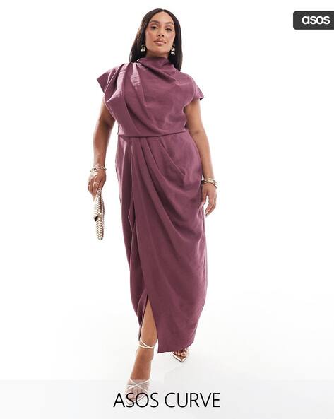 open lace back dress Amazon.com: Purple Slip Dress