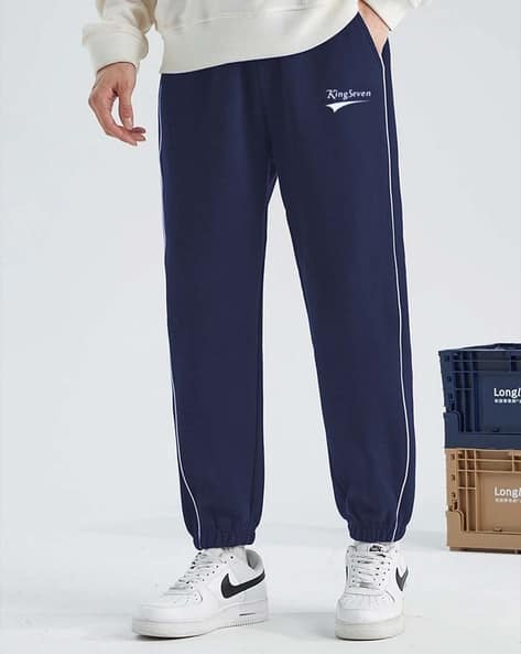 Buda Jeans Co Men Striped Straight Track Pants