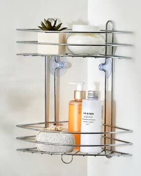 home centre Metal 2-Tier Corner Shower Caddy-picture-26