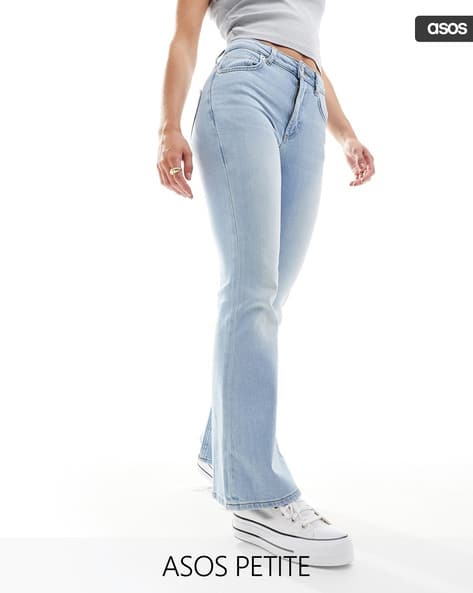 MISS SELFRIDGE Women Petite Heart Pocket Flare Jeans