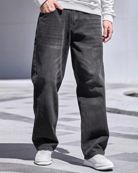 Buda Jeans Co Men Lightly Washed Baggy Fit Jeans