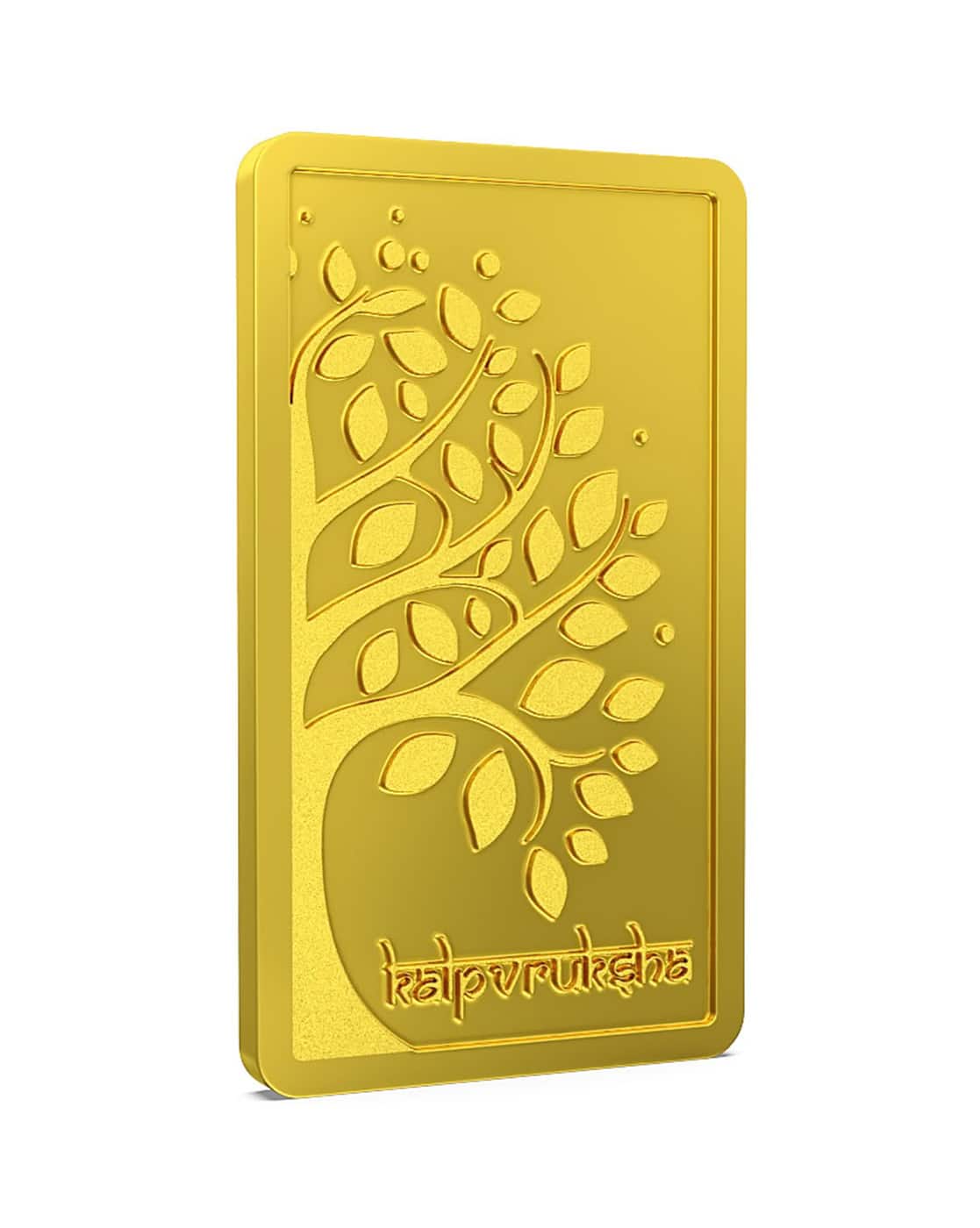 ASPECT BULLION REFINERY Pure Gold Kalpvruksha Bar For Women (Yellow Gold, FreeSize)