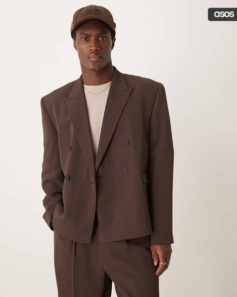 Buy Brown Blazers Waistcoats for Men by ASOS DESIGN Online