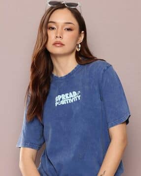 dillinger Women Oversized Fit Crew- Neck T-Shirt-picture-35