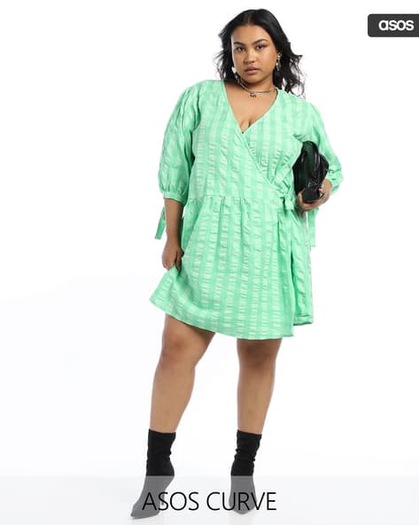 Buy Green Dresses for Women by ASOS DESIGN Online | Ajio.com