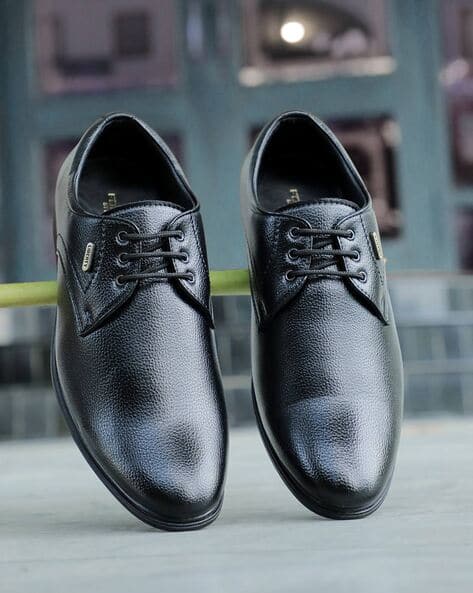 Men Fortune HOL-130E Formal Lacing Derby Shoes