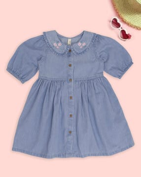 Cotton A-Line Dress-image-23