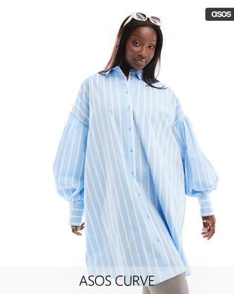 Buy ASOS DESIGN Women Striped Shirt Dress Online | Ajio.com Buy ASOS DESIGN Women Striped Shirt Dress Online | Ajio.com