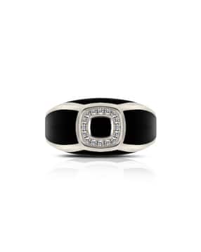 bhima jewels Men Sterling Silver Shadow Crest Ring-picture-52