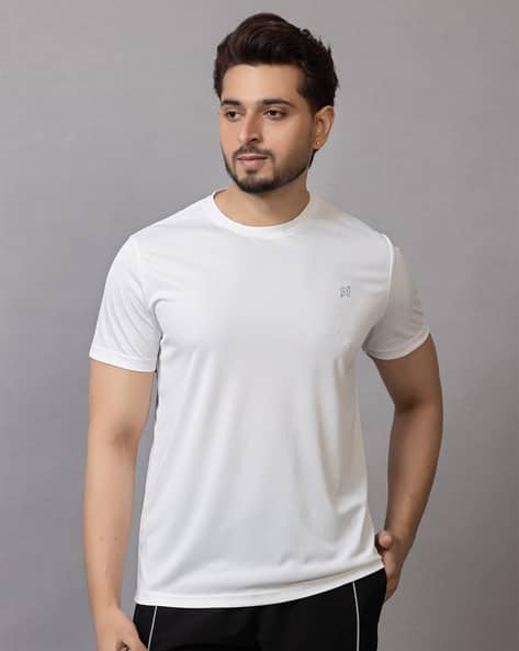 Men Regular Fit Round-Neck T-Shirt