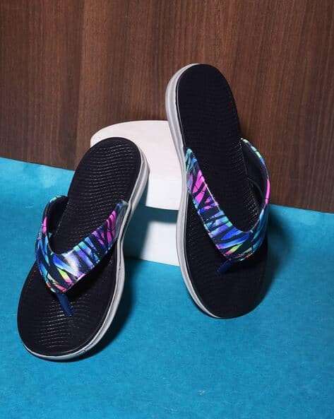 Casual Slippers Online Slippers For Women Buy Navy Flip Flop