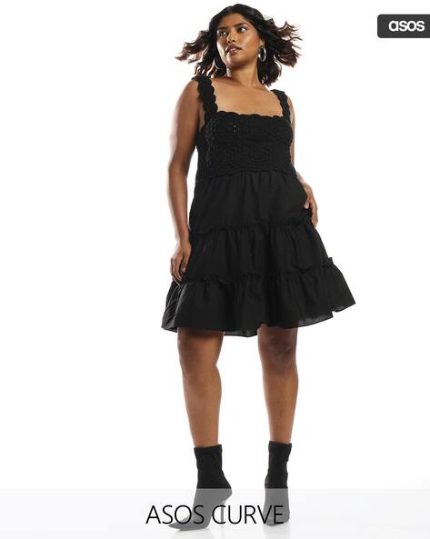 Buy Black Dresses for Women by ASOS DESIGN Online | Ajio.com