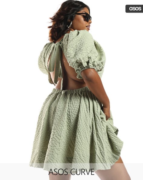 Buy Green Dresses for Women by ASOS DESIGN Online | Ajio.com