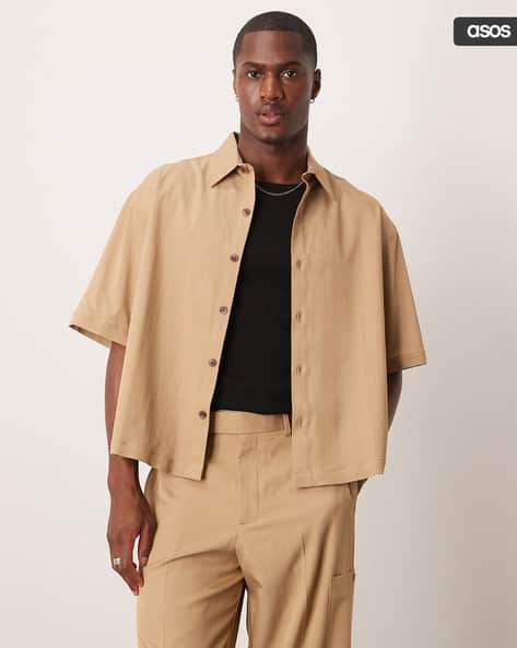 Buy Brown Shirts for Men by ASOS DESIGN Online