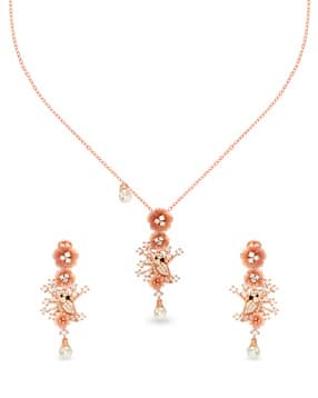 Women Sterling Silver Blush Chain Necklace-image-41