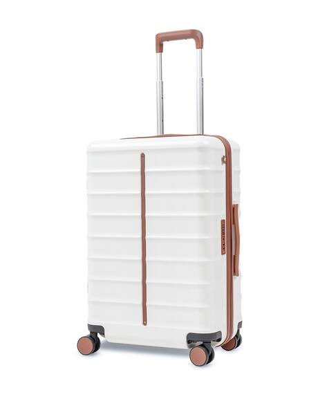 Buy White Luggage Trolley Bags for Men by Assembly Online