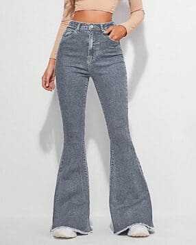 leia Women Fixed Waist Bootcut Jeans-picture-9