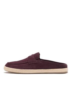 rare rabbit Men Slip-On Casual Shoes with Suede Upper-picture-14