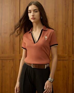 u.s. polo assn. Women Regular Fit Polo T-Shirt -picture-14