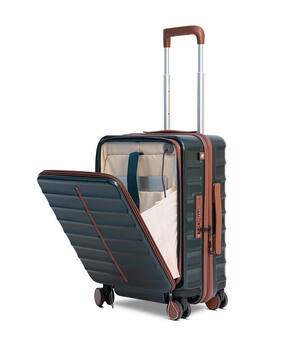 Striped Trolley Bag with TSA Lock-image-7