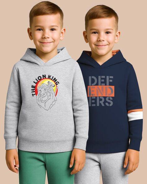 Hellcat Boys Graphic Printed Regular Fit Hoodie Sweatshirt