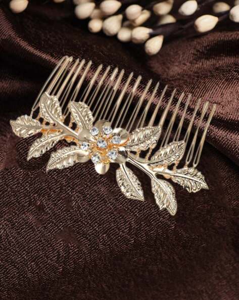 Oomph HSSK18-Gold-Toned Hair Clip