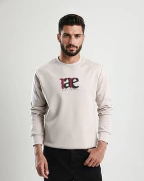 rare rabbit Men Typographic Print Regular Fit Sweatshirt-picture-12