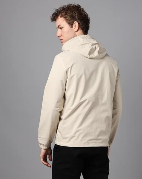 BRIEFING WIND & RAIN BLOUSON（BEIGE／M） Hooded waterproof windbreaker Jacket w3 Beige Rains - Men | Citadium