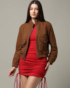 fort collins Women Regular Fit Biker Jacket-picture-23