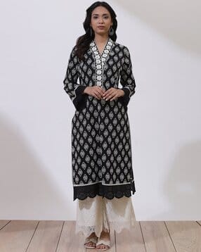 lakshita Women Embroidered Straight Kurta -picture-46