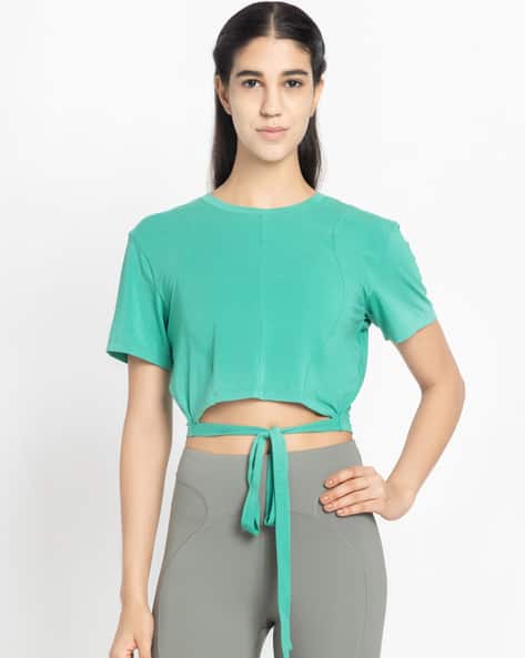 ADIDAS Regular Fit Crew-Neck Yoga T-Shirt