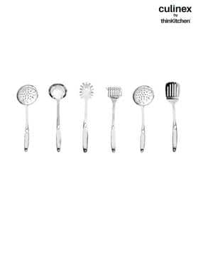culinex by thinkitchen Stainless Steel Hollow Handle Slotted Turner-picture-35