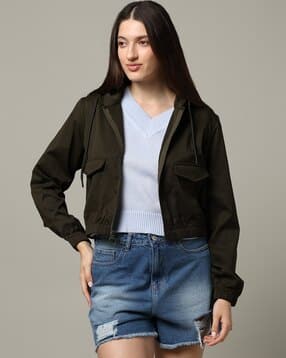 fort collins Women Lightweight Regular Fit Hooded Parka Jacket-picture-19
