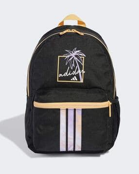 K Beach Logo Print Backpack-image-9
