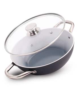 wonderchef Non-Stick Kadhai with Glass Lid & Handle-picture-35